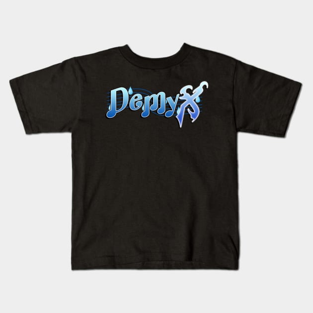 Demyx Title Kids T-Shirt by DoctorBadguy